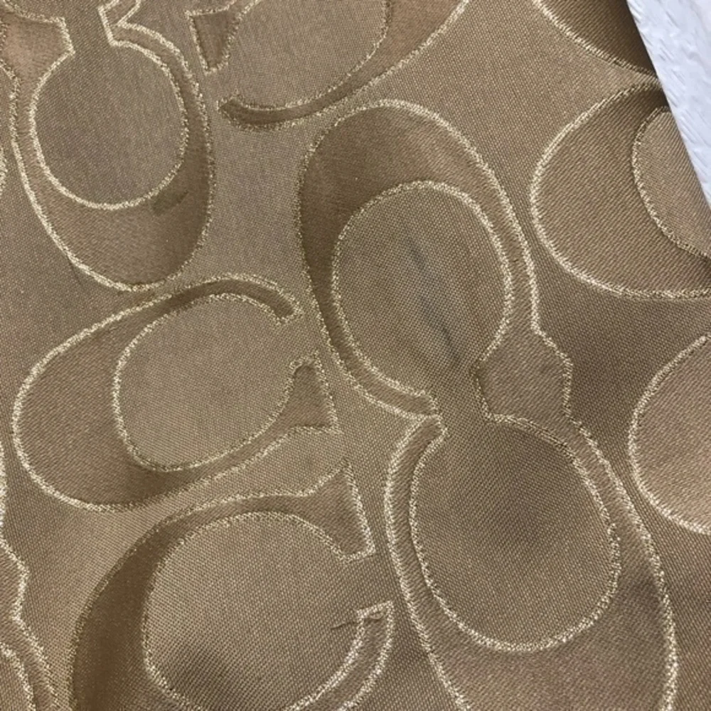 Coach gold poppy signature large bag